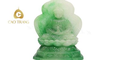 Bán Tượng Phật Bà Quan Âm Bằng Đá Thạch Anh