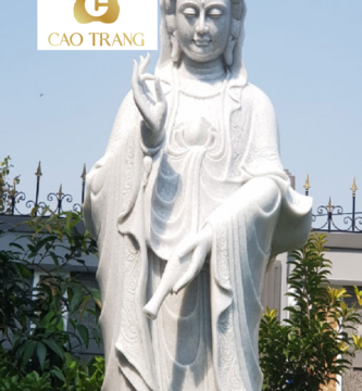 Tượng Phật Quan Âm Bằng Đá Bình Thạnh HCM