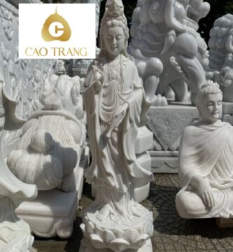 Tượng Quan Âm Bằng Đá Thái Nguyên
