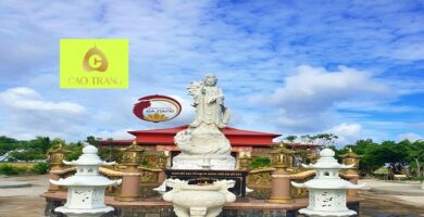 Tượng Phật Bà Quan Âm Bằng Đá Non Nước Đà Nẵng