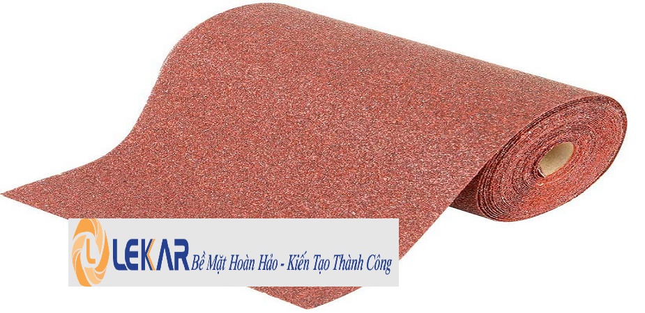 Giấy Nhám Hoàn Thiện Cửa Nhôm Kính