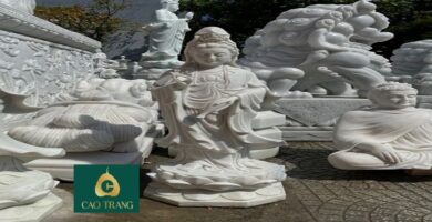 Tượng Phật Quan Âm Bồ Tát Bằng Đá Tại TPHCM