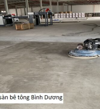 Đánh bóng sàn bê tông Bình Dương