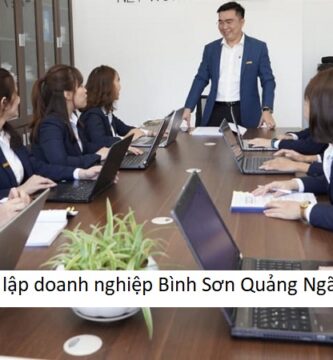 Dịch vụ thành lập doanh nghiệp Bình Sơn Quảng Ngãi