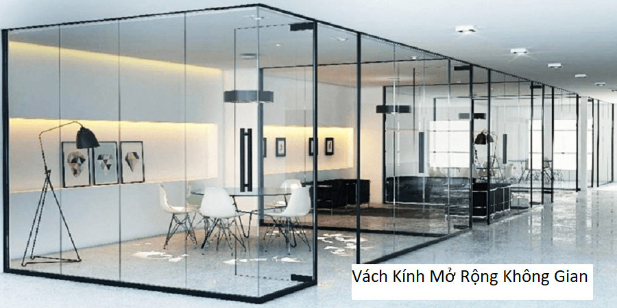 Vách Kính Mở Rộng Không Gian