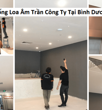 Thi Công Hệ Thống Loa Âm Trần Công Ty Tại Bình Dương